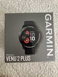 Zegarek GPS Garmin Venu 2 Plus smartwatch nowy czarny elektroniczny