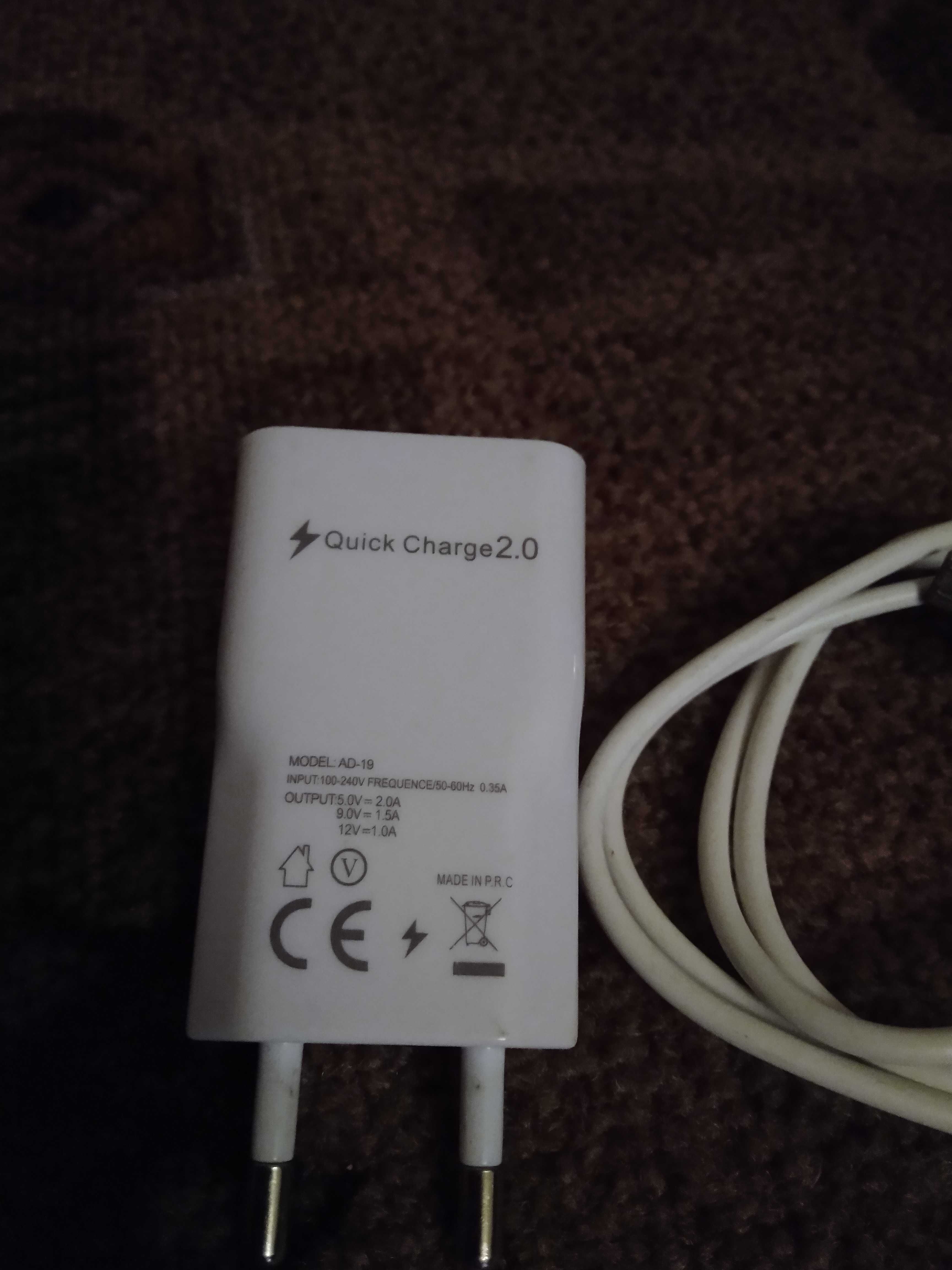 Зарядное устройство Quick Change 2.0 + кабель mini usb
