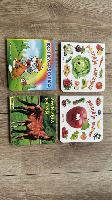 4 Książeczki edukacyjne dla dzieci