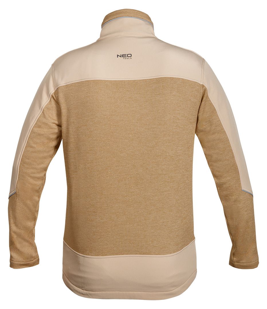 Bluza softshell OUTDOOR, beżowa, rozmiar XXL