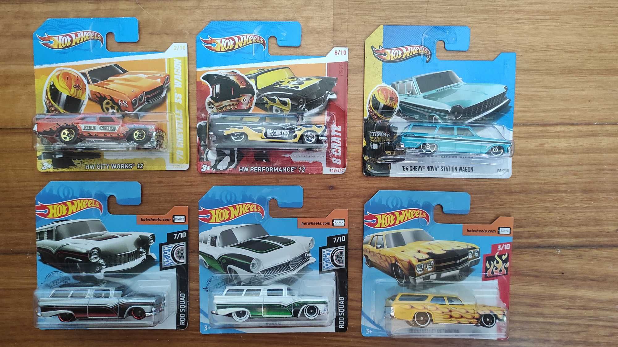 58 Hot Wheels Americanos