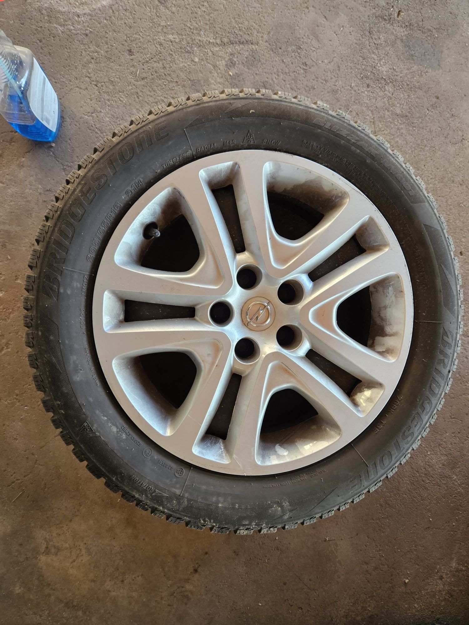 Felga strukturalna z kolpakiem zapas opel astra k 5x115