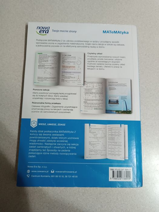 Matematyka 2 podręcznik zakres podstawowy