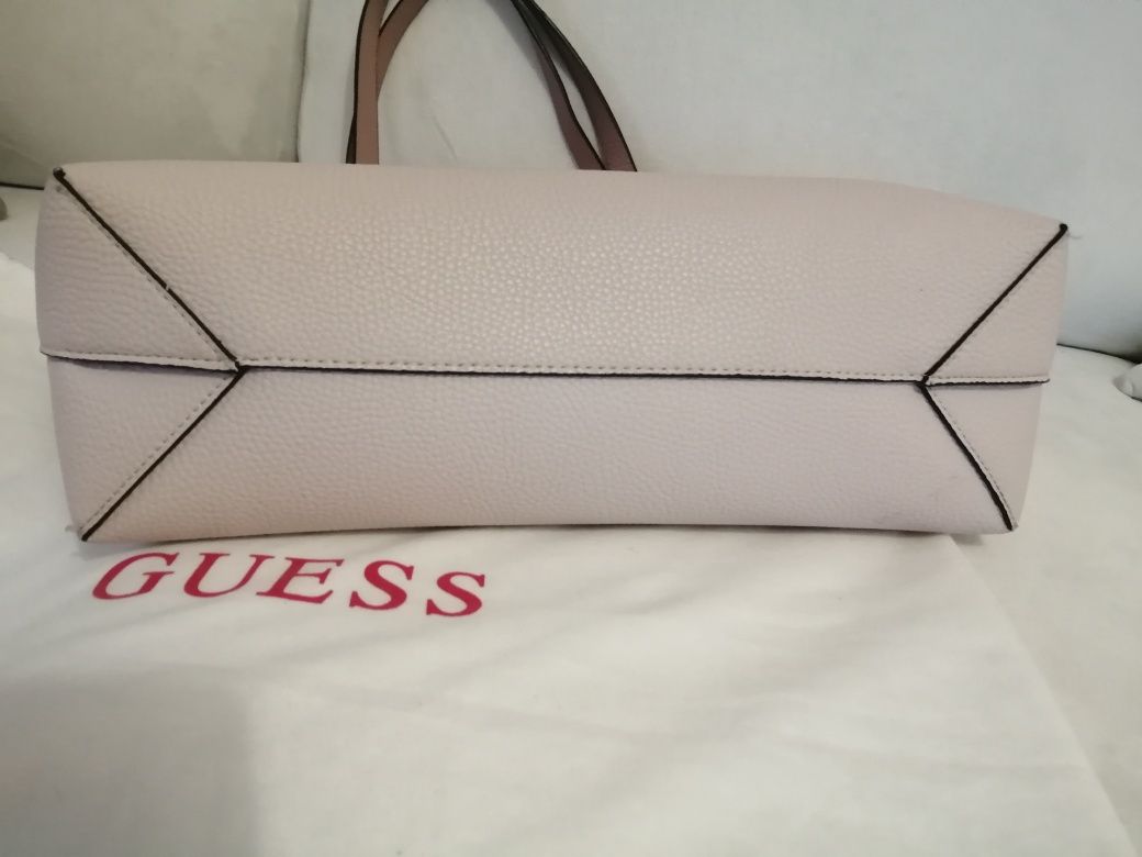 Mala saco rosa pastel guess nova