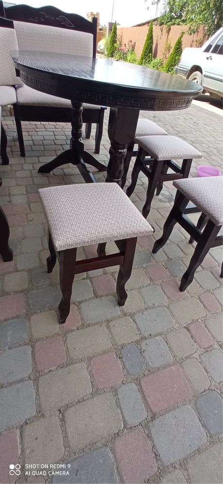 Уголок,куток кухонний,з дерева бука,комплект,мебель під замовлення !