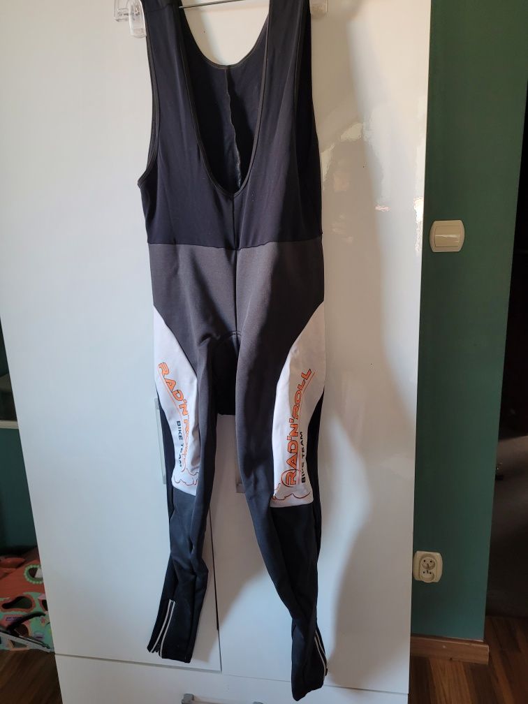 Cuore XL spodnie długie z szelkami kolarskie rowerowe spodenki leginsy