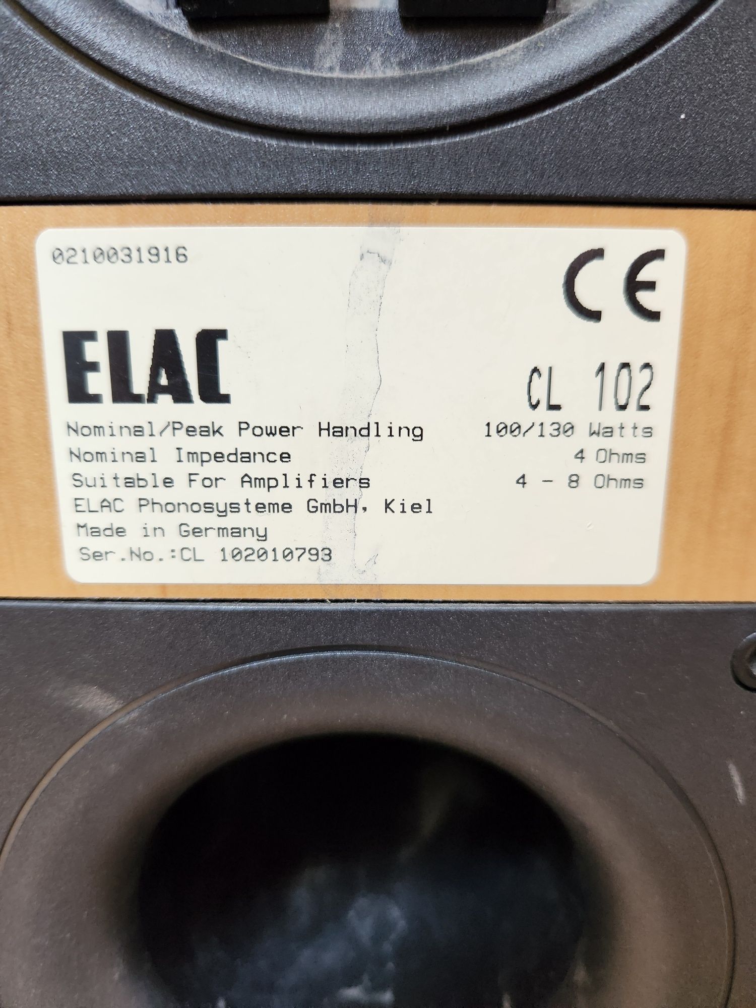 Elac CL 102 głośniki, kolumny- najtaniej na olx