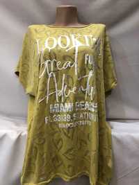 Модная футболка блуза  Натуральные ткани 48-60р