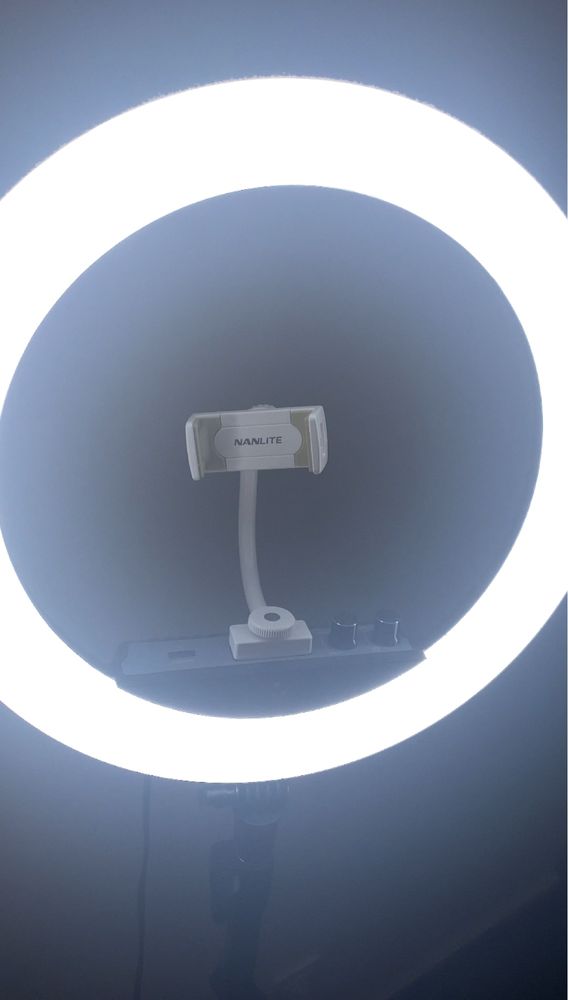 Ring Light com Espelho Nanlite HALO14 + Tripé