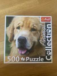 Puzzle Trefl Animal Collection Pies Golden 500 elementów