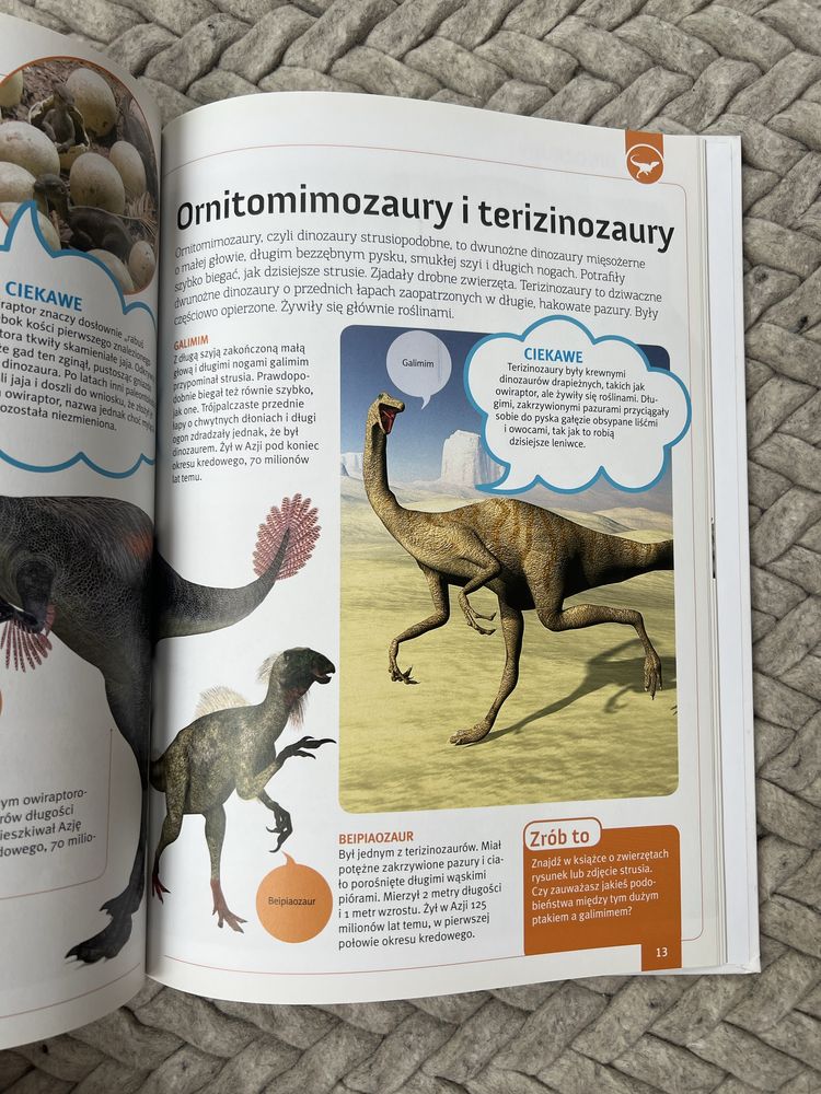 Dinozaury - Wszystko jest ciekawe Przyroda - Książka, quiz i dyplom