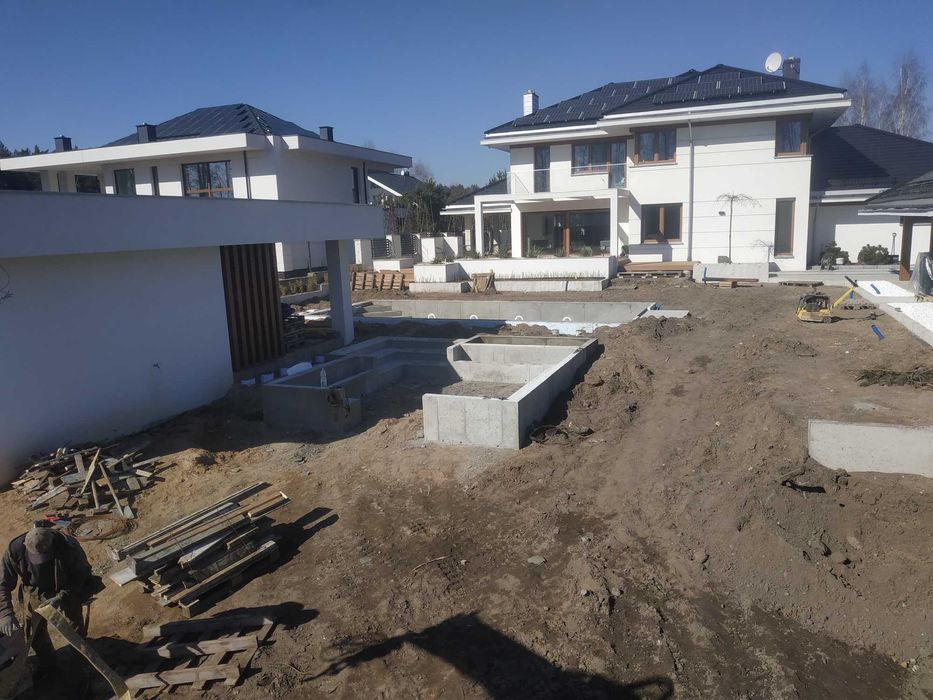 Usługi budowlane  – fundamenty, ogrodzenia, wykończenia