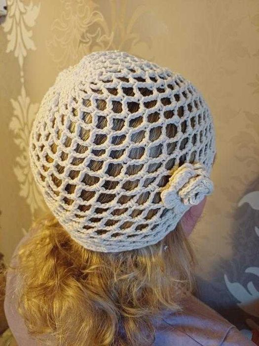 Шапка панама крючком handmade