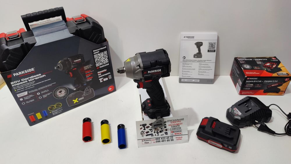 Оригін БЕЗЩІТ гайковерт GERMANY Parkside PPDSSA 20/гайкокрут акумулято