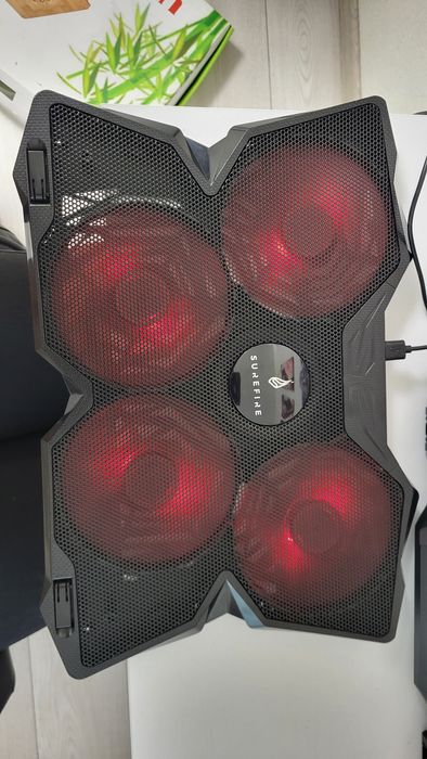 Підставка-охолоджувач для ноутбука SureFire Bora Red (48819)