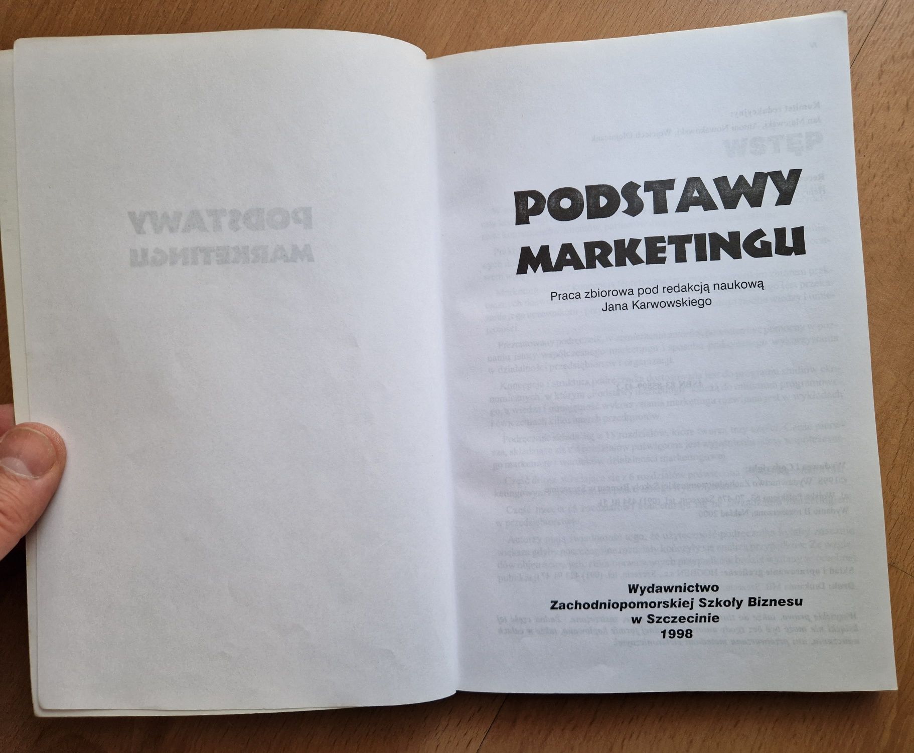 Podstawy marketingu - red. Jan Karwowski