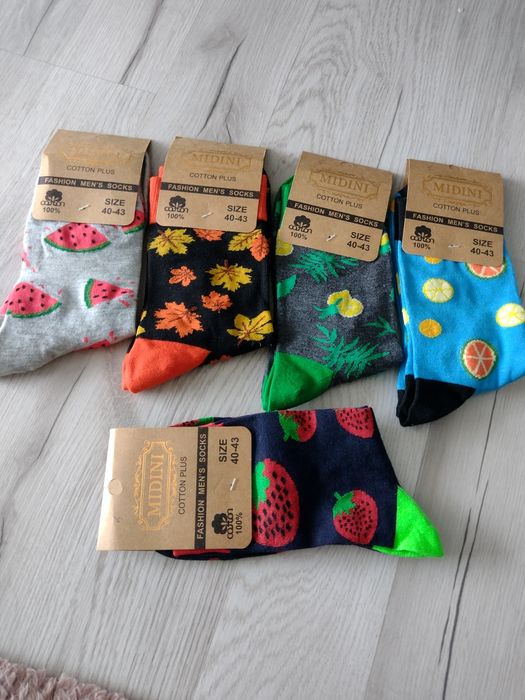 Kolorowe skarpetki męskie