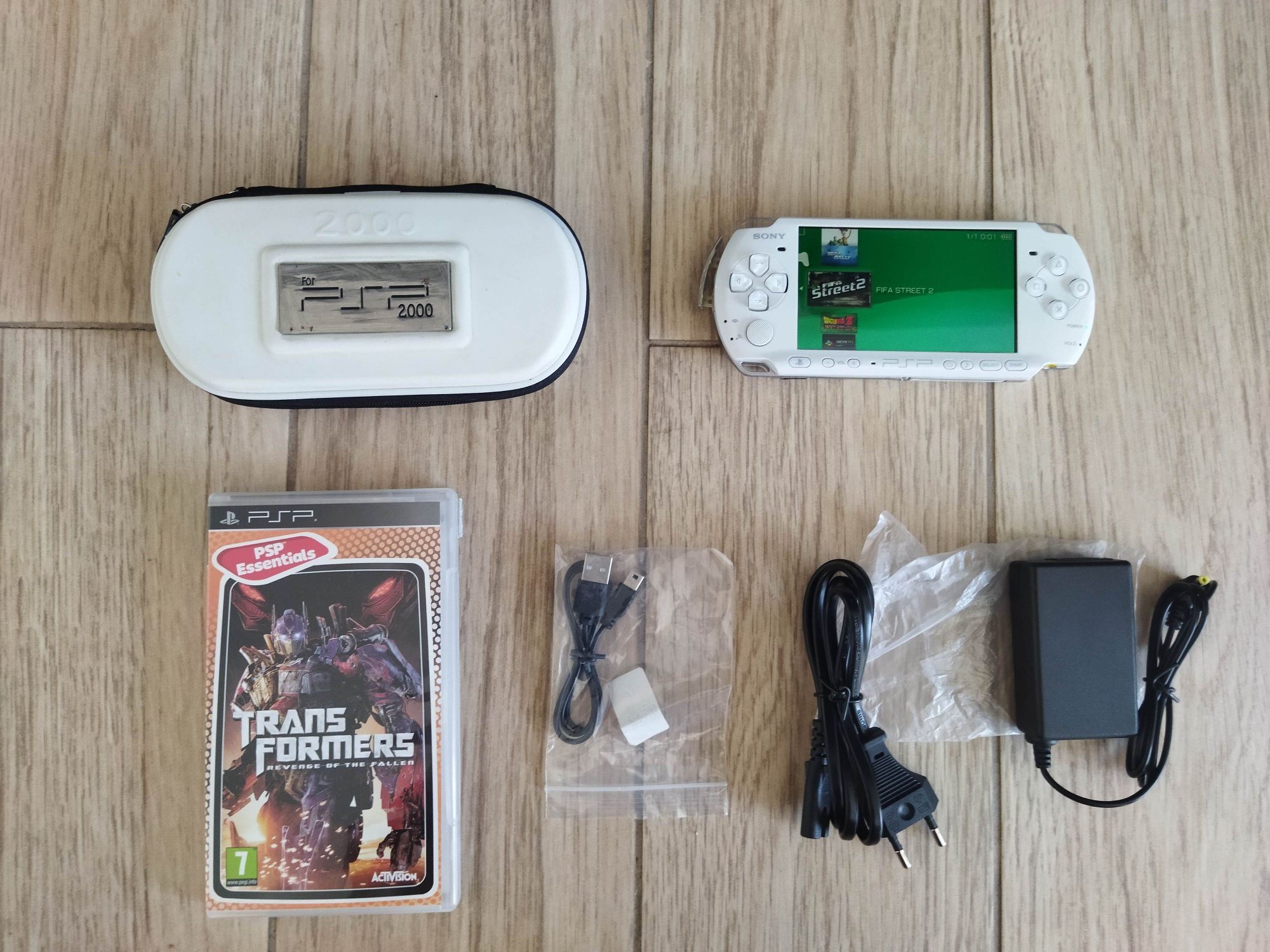 Consola original Sony PSP versão branca white desbloqueada+ acessórios