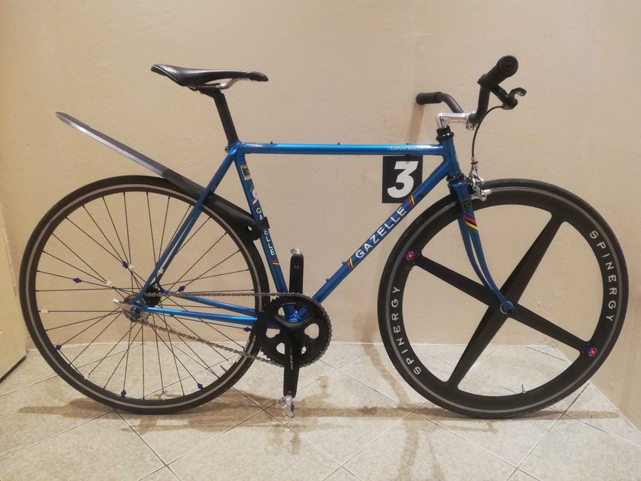 Rower single speed reynolds 531 Gazelle retro Spinergy REV X 105