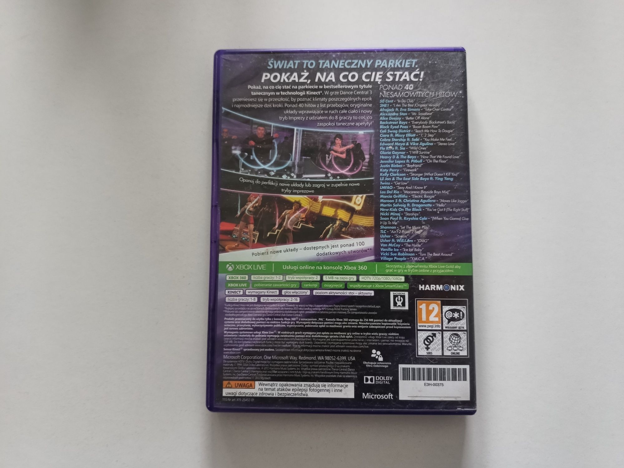 Gra Xbox 360 KINECT Dance Central 3 - Polska wersja