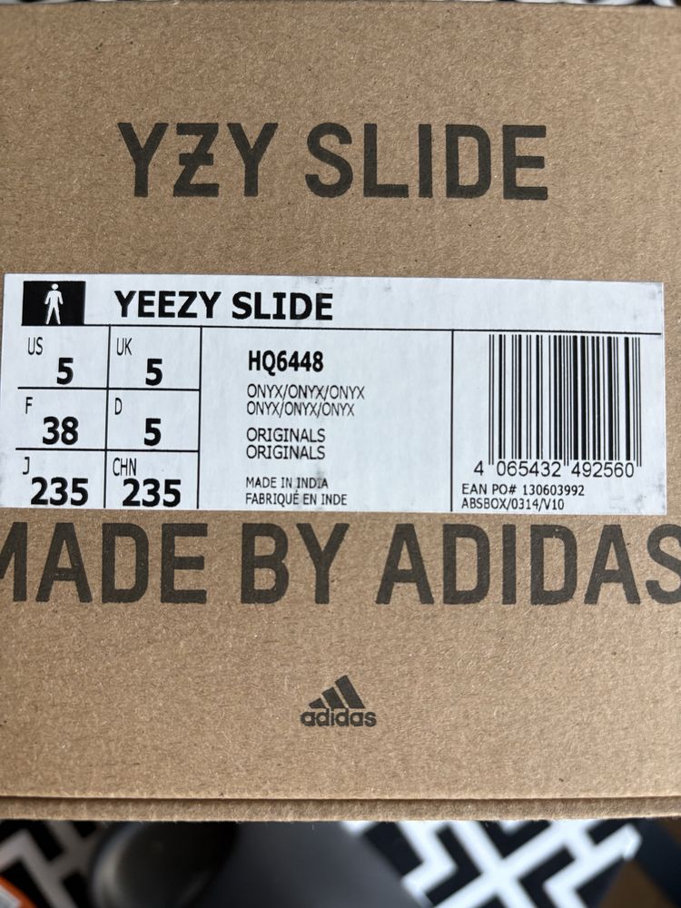 Yezzy Slide Onyx 38