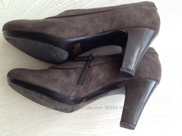 Туфли Clarks 26. 5 см стелька, замш, кожа