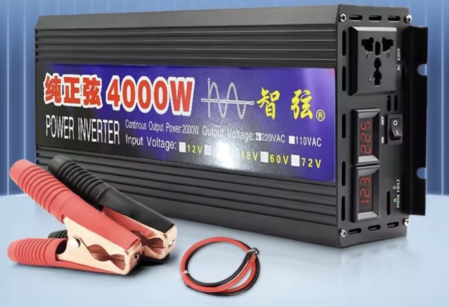 інвертор 4000W, 12-220V з чистою синусоїдою