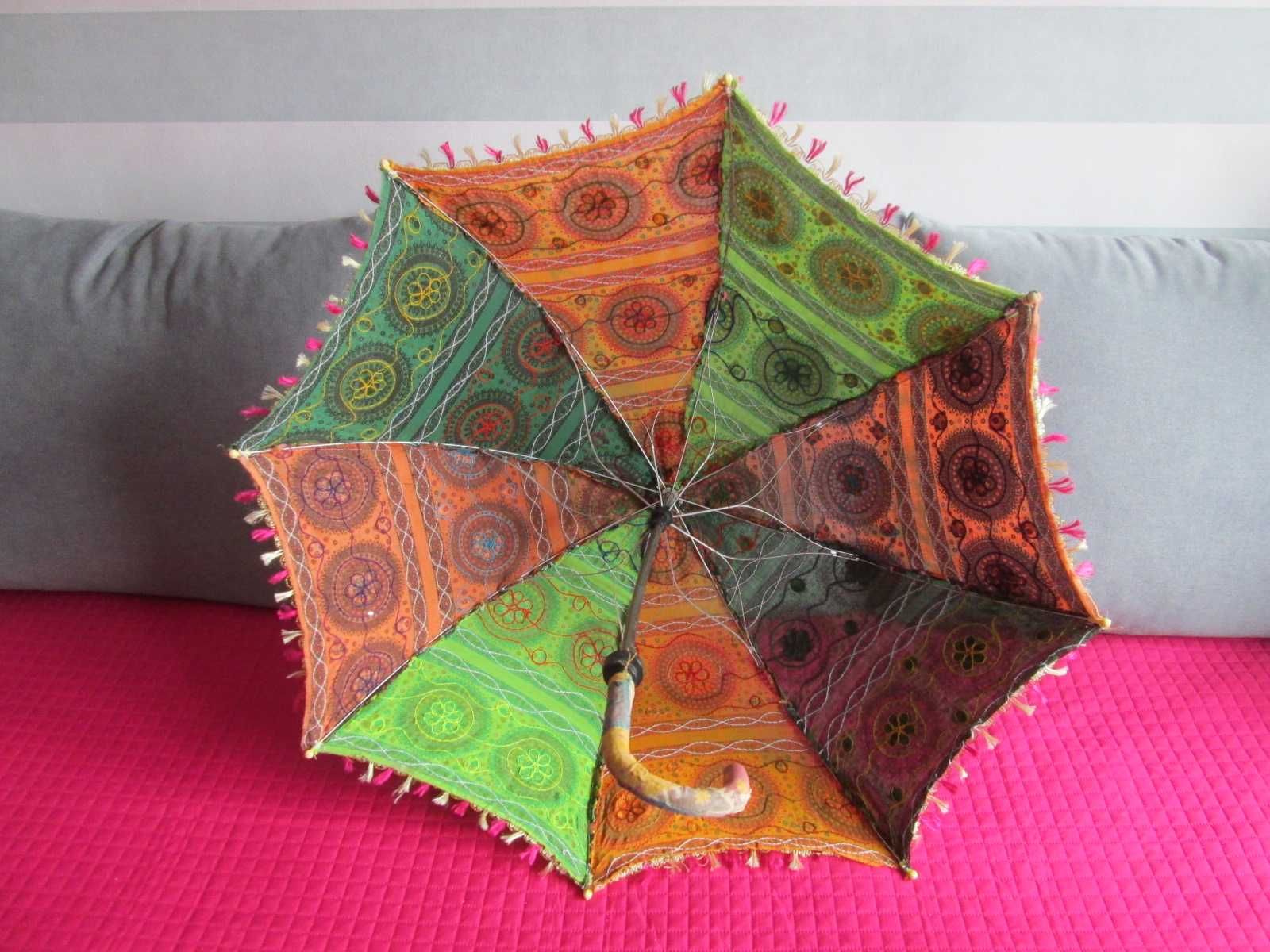 Artystyczny parasol hand made retro vintage * Sesja foto *