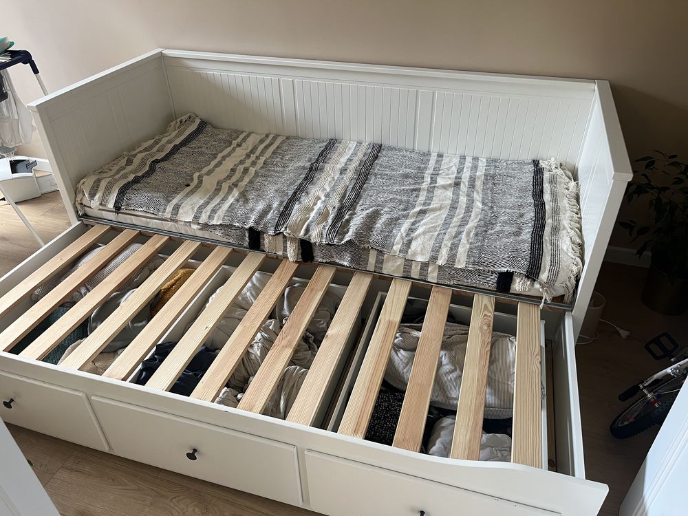 Leżanka łóżko Hemnes IKEA 80x200 cm białe