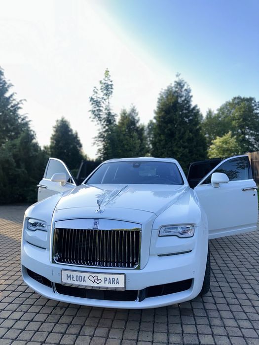 Rolls Roys Nowy biały na slub auto do slubu cala Polska