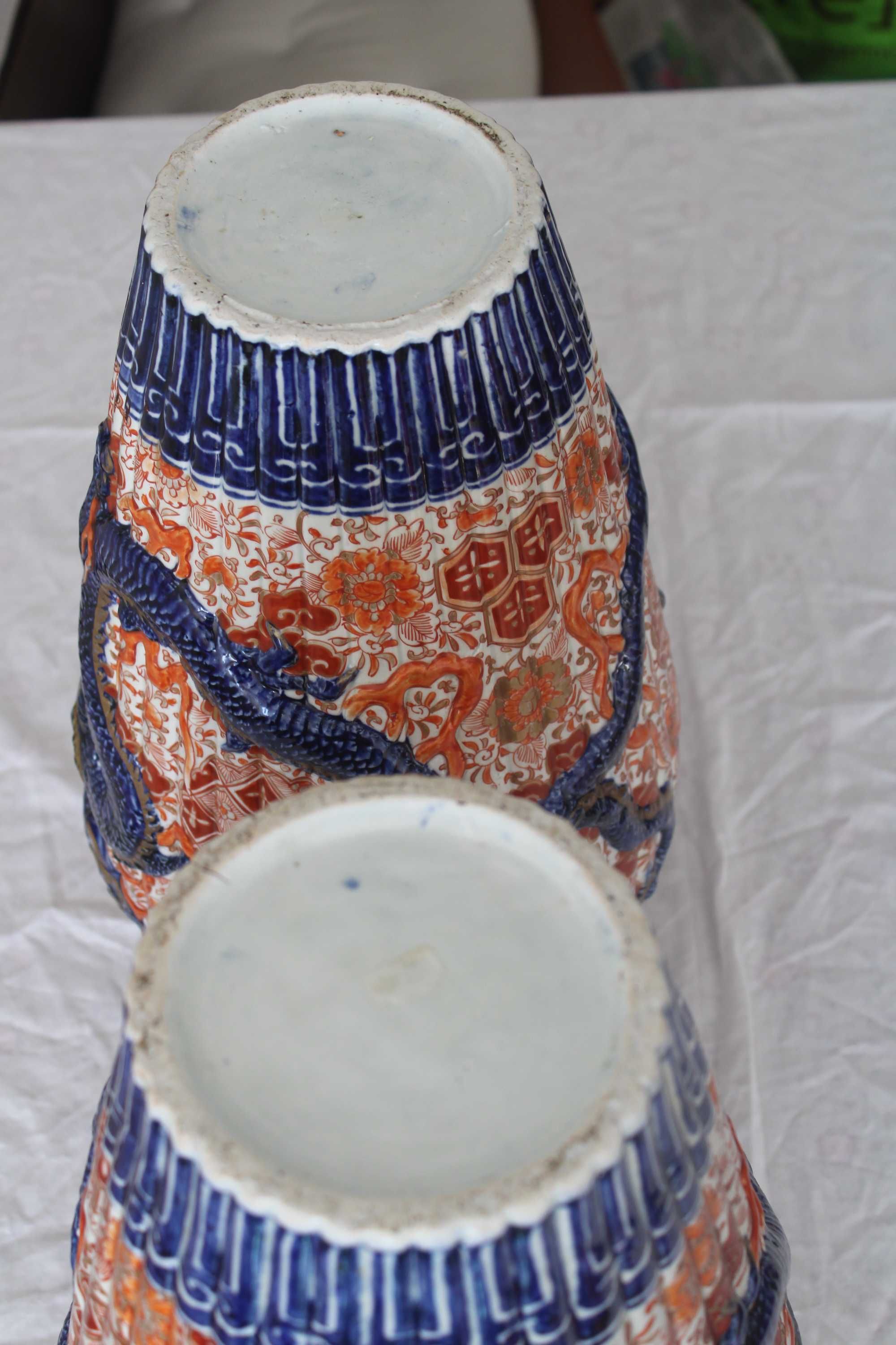 Par de Jarrões grandes ,Companhia das Índias IMARI, sec XVlll. 47 cm