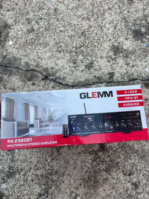 GLEMM PA 2380BT  Amplificador Novo
