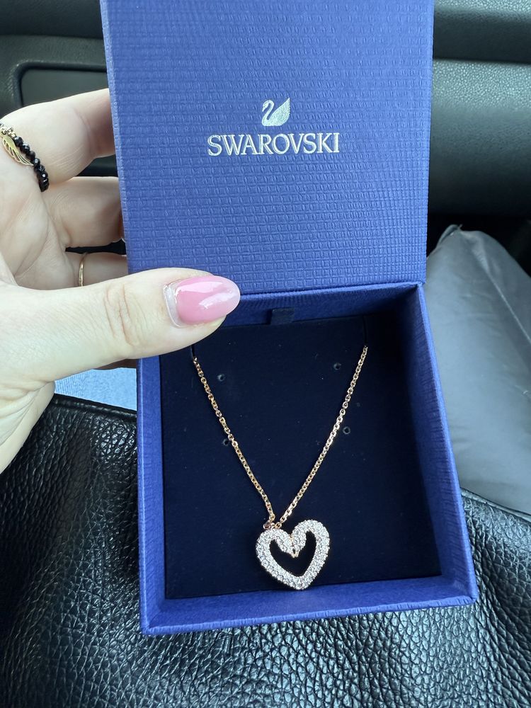 Naszyjnik serce swarovski