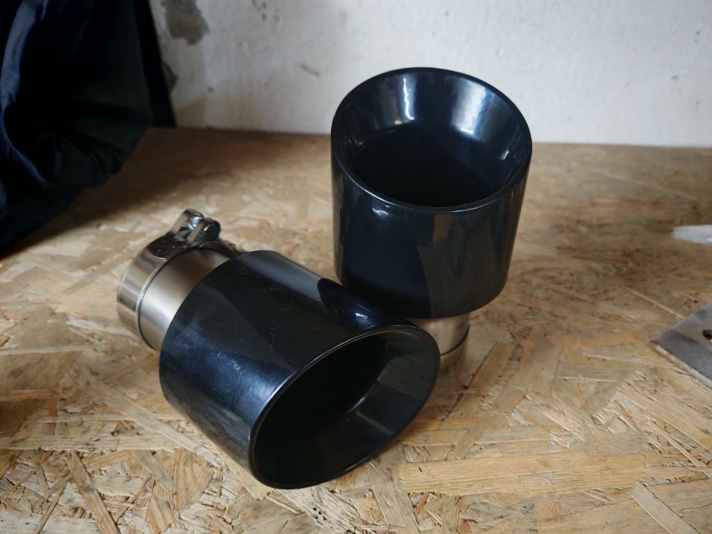 Końcówki wydechu stal nierdzewna tłoczone custom 101, 114 129mm