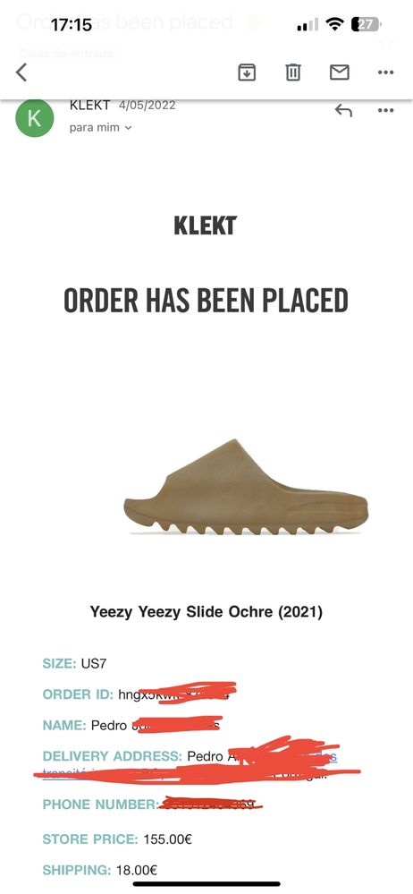 Adidas Yeezy Slide Ochre [40]