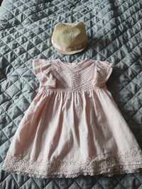 Sukienka i kapelusz lato