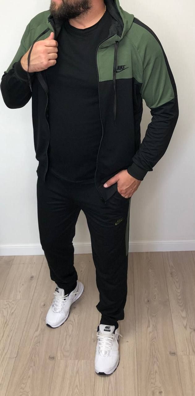 Nike мужской спортивный костюм лёгкий весенний с капюшоном S-2XL