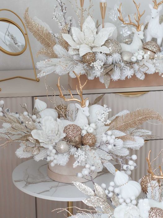 zloty flower box piekny