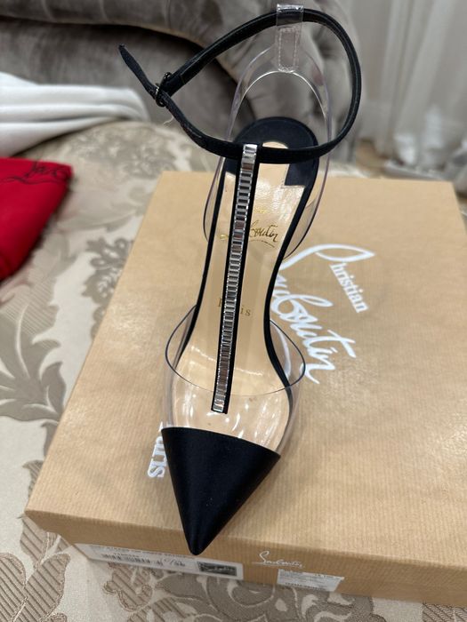 Туфлі, босоніжки, слінгбекі Christian Louboutin Nosy strass 100