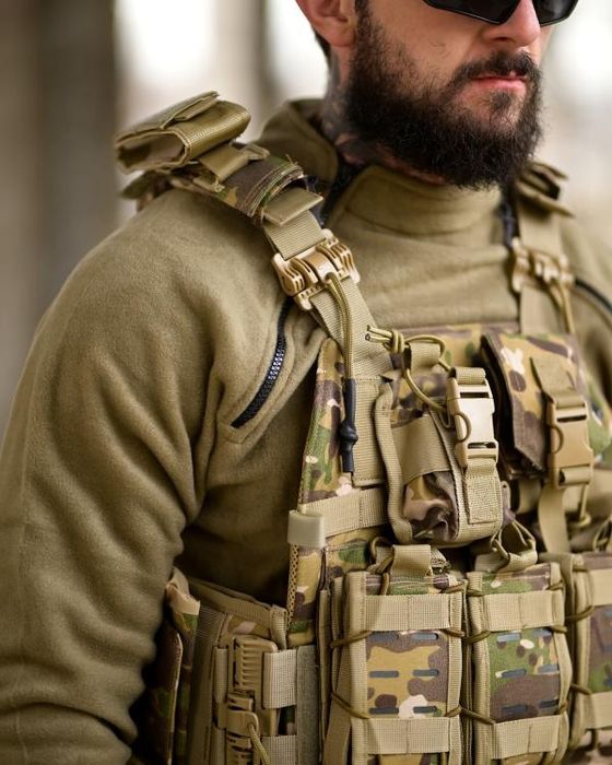 Плитоноска Single Sword мультикам 4 точки скидання