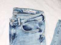 big star jeans jeans dżinsy damskie niebieskie rurki s xs 27 / 32