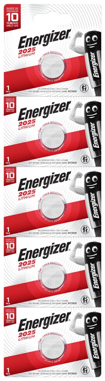Батарейка Energizer Lithium CR2032_CR2025_2016 Цена за 5 шт. Есть опт!