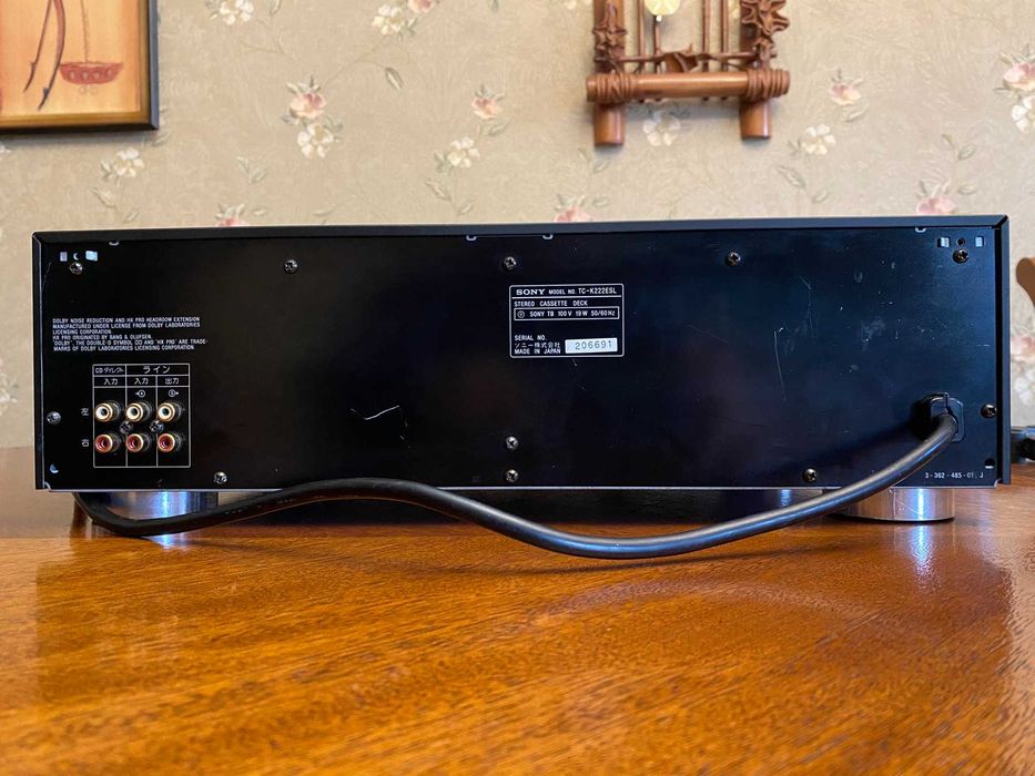 кассетная дека SONY TC-K222ESL+пульт
