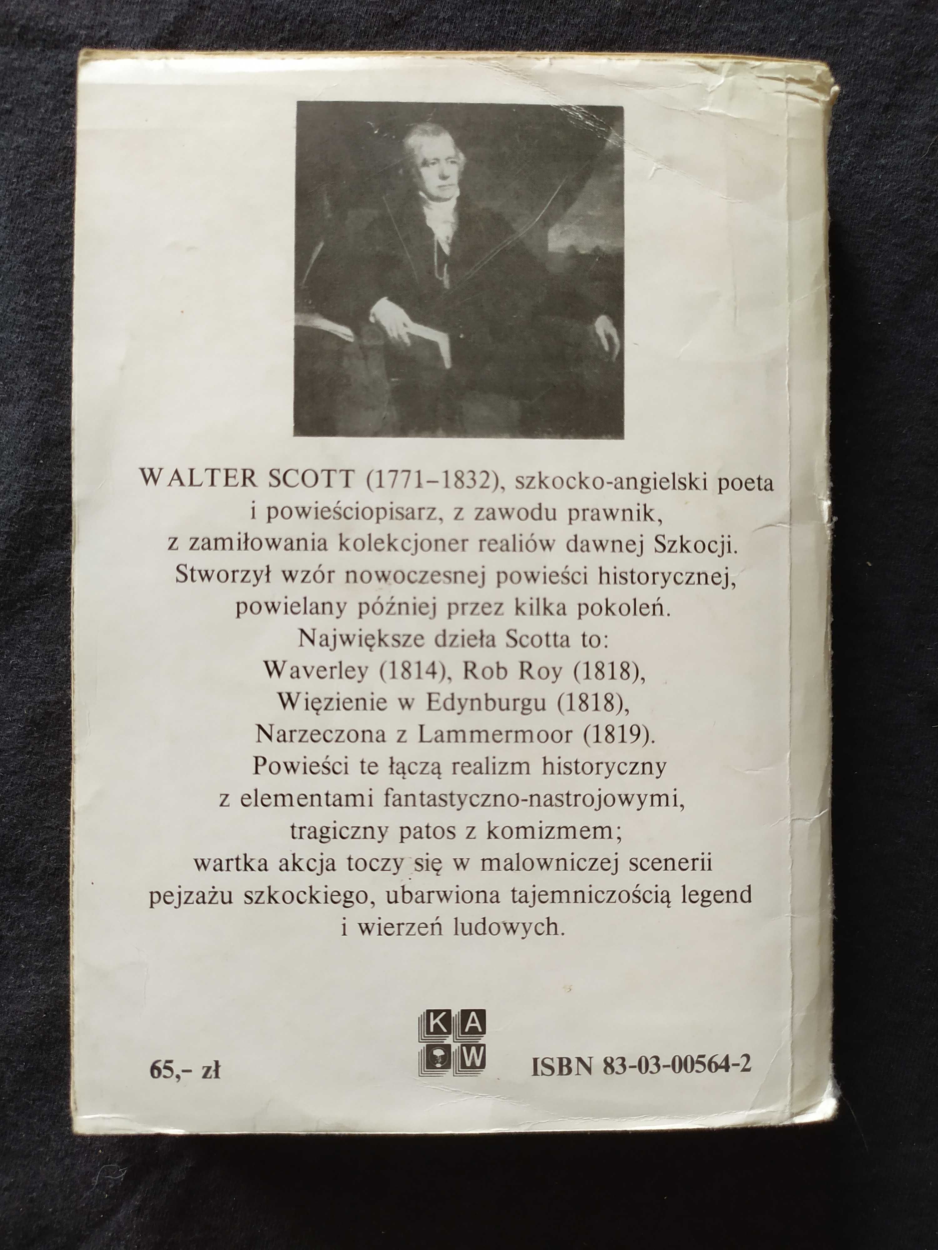 Waverley, czyli sześćdziesiąt lat temu, Walter Scott, Powieść