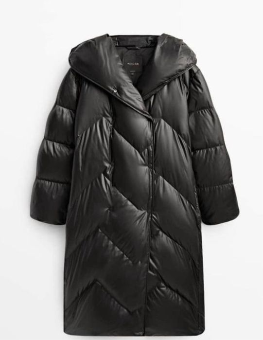 Пуховик, пальто пуховое massimo dutti