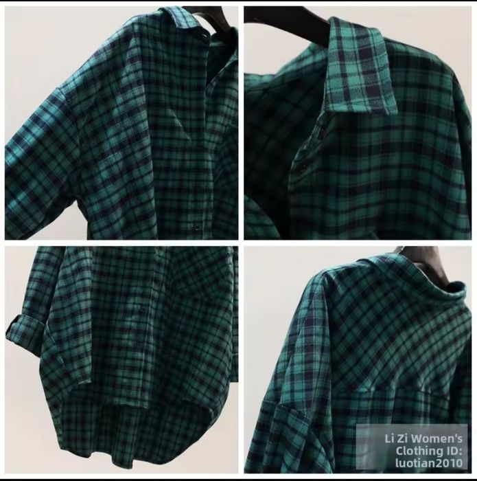 Стильная рубашка оверсайз