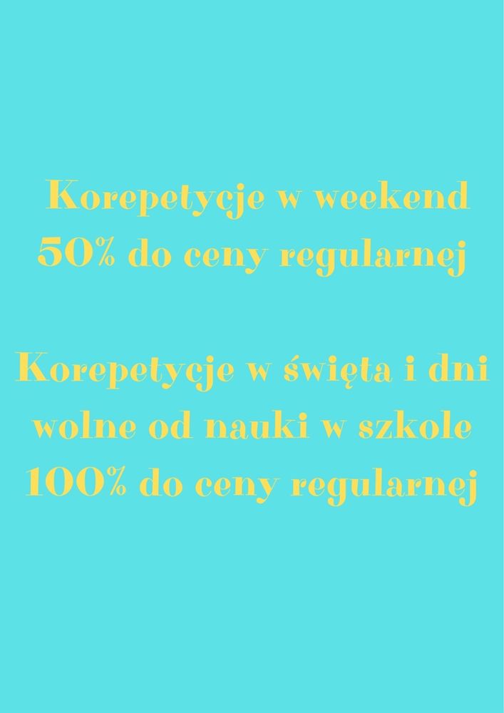 Korepetycje fizyka chemia biologia język polski języki obce