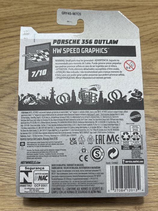 Hot Wheels PORSCHE 356 OUTLAW Gulf HW Speed Graphics