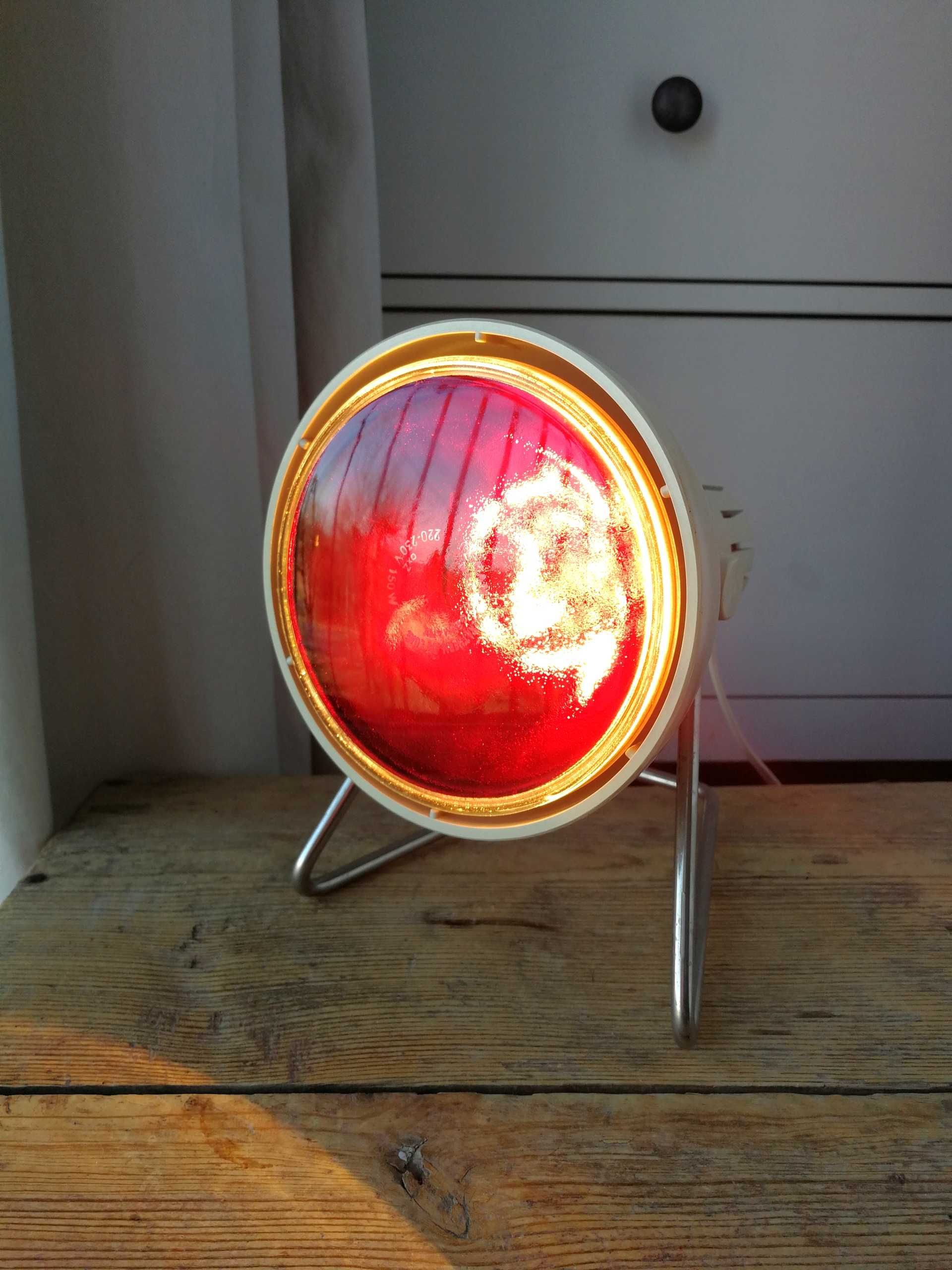 Lampa OSRAM na podczerwień vintage retro prl styl