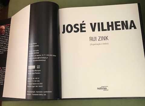 Livro "José Vilhena" de Rui Zink, arte e pintura